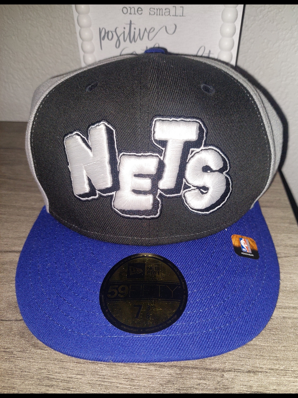 BROOKLYN NETS NEW ERA 59 FIFTY CITY EDITION FITTED MENS HAT 7 3/8 NEW Read**